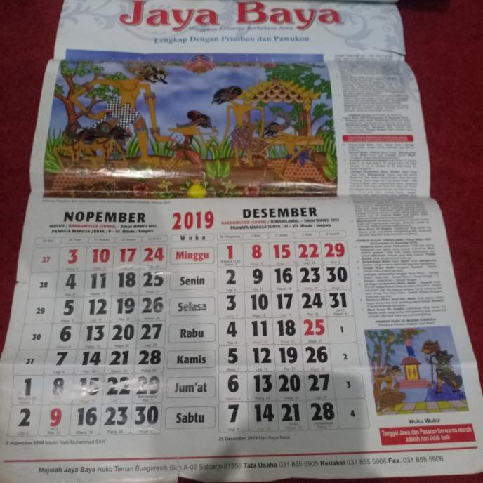 

*#*#*#*#] Kalender Jaya Baya Jayabaya 2019 - Kalender Primbon Jawa