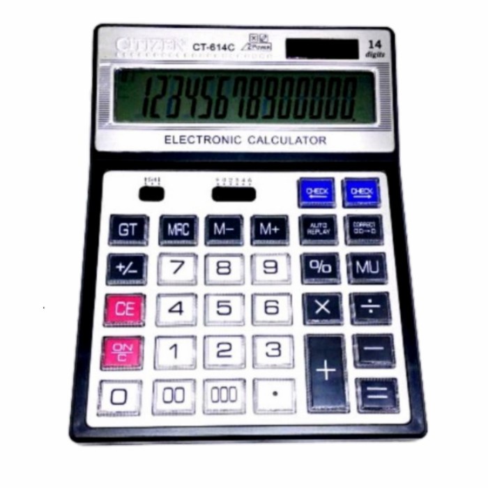 

Kalkulator Citizen Ct- 614C / Kalkulator Citizen Ct-614-C Tombol Bes