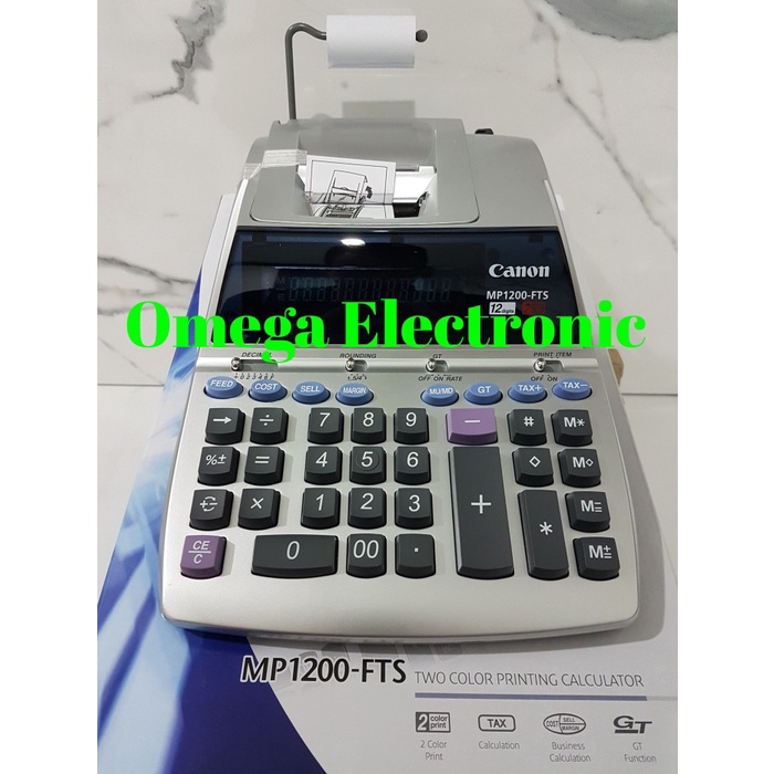 

Canon Calculator Mp1200-Fts Printing Struk Kasir Kalkulator 12 Digits