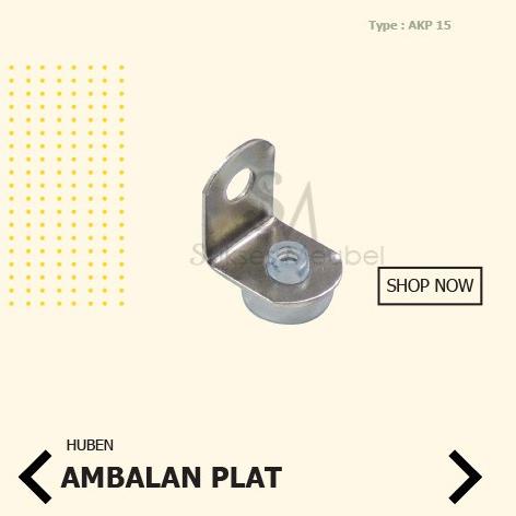 AKP - 15 AMBALAN KACA PLAT L HUBEN