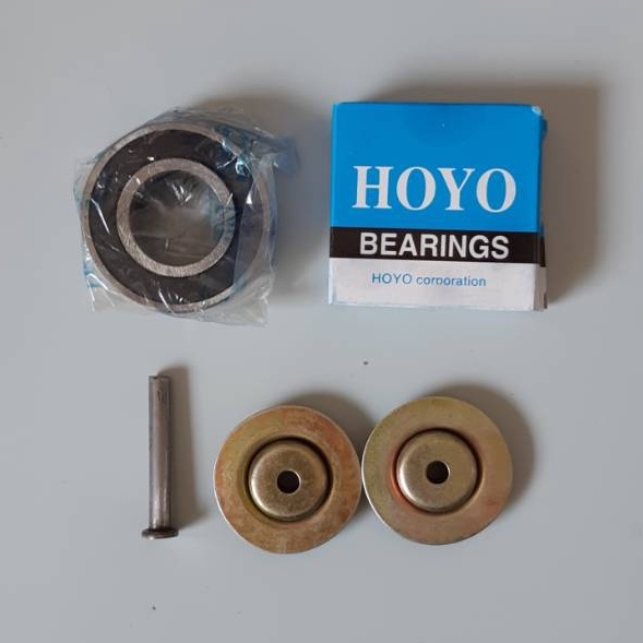 ➘DrT FLJ Paket Ball Bearing Bering Hoyo 6204 6205 Roda Tutup Besi Bearing Paku Pintu Folding Gate Ha