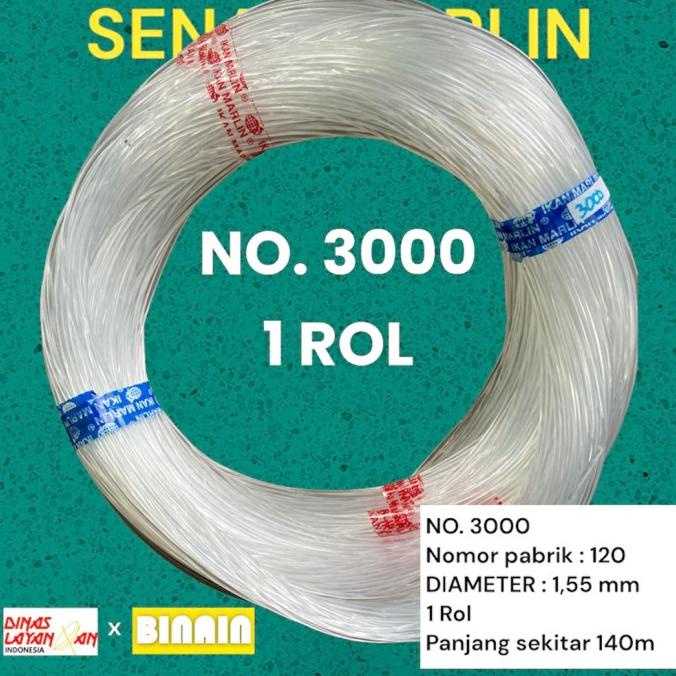 "'''] senar layangan bening ukuran 3000