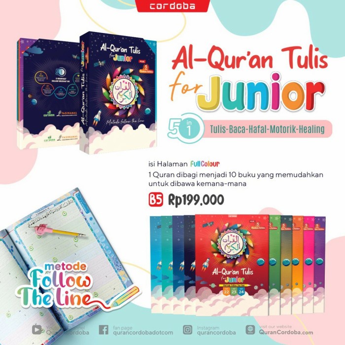 Ready  PROMO  ALQUR'AN TULIS 30 JUZ (JUZ 01-JUZ 30)/ MUSHAF TULIS ANAK ORIGINAL ASLI