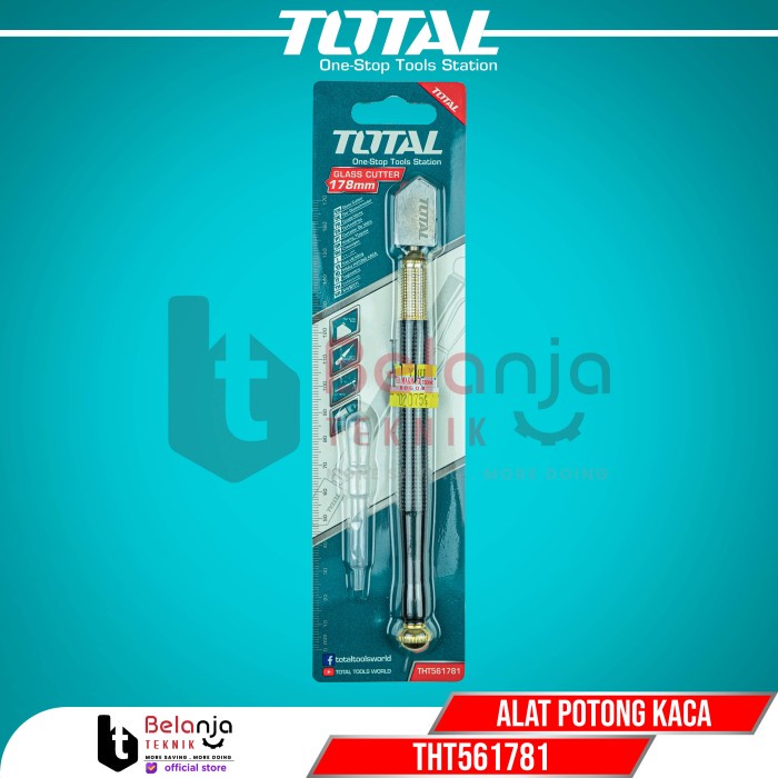 

Total Glass Cutter Alat Pemotong Kaca 178 MM Pisau Potong THT561781 keren