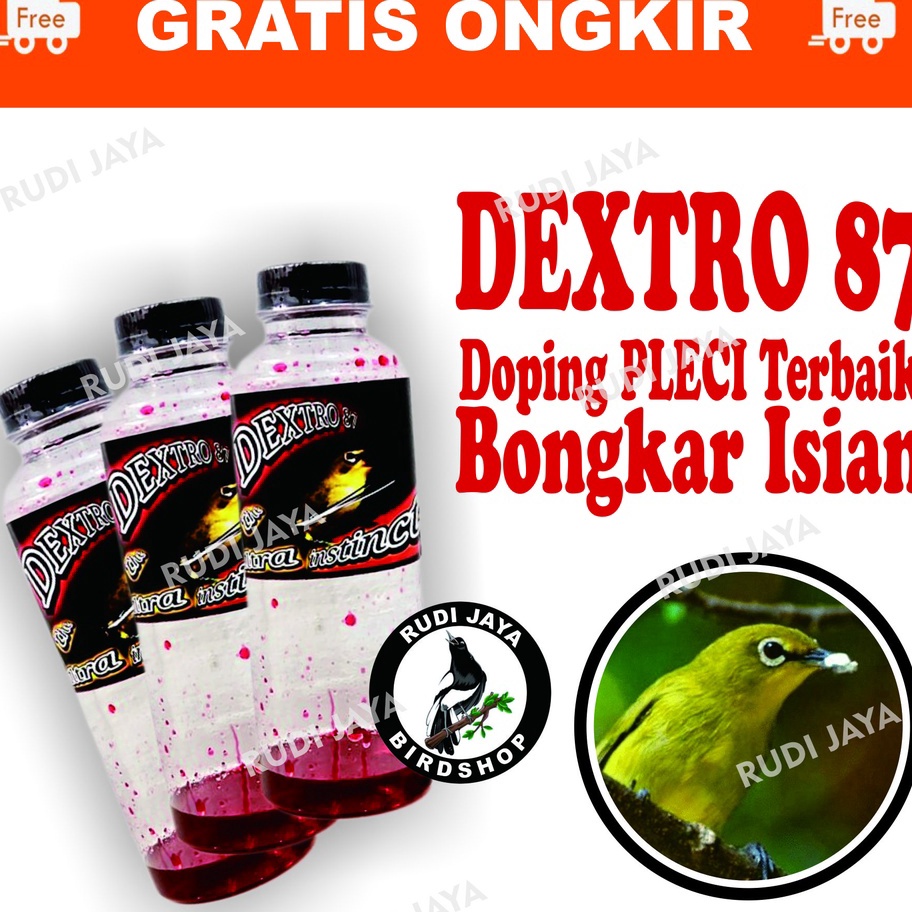 PDZD3013 [PROMO MURAH]  DEXTRO 87 DEXTRO87 NEW BARCODE DIJAMIN ASLI ACUZ ACUS DOPING VITAMIN BURUNG 