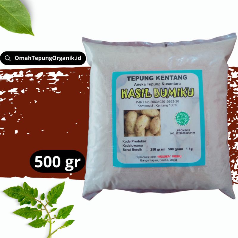 

Tepung Kentang Organik kemasan 500 gram/Potato Flour Organic 500 gram/Bubuk Kentang kemasan 500 gram/Potato Flour 500 gram/Kentang bubuk kemasan 500 gram/Tepung MPASI Organik/Tepung Kentang Gluten Free Organik
