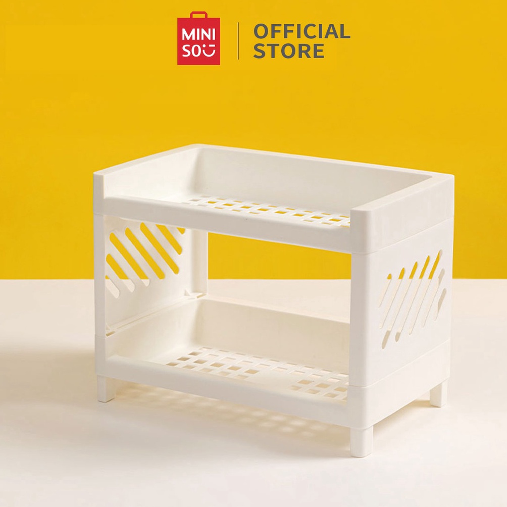 [PRODUK-88ANB87] MINISO Rak Serbaguna Perlengkapan Rumah Rak Kamar Mandi Penyimpanan Kosmetik Rak Sk