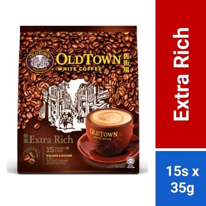 

Oldtown White Coffee Old Town Malaysia Extra Rich 3In1 Kopi 15 Sachet