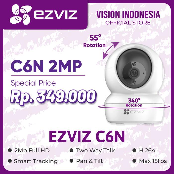TERLARIS GROSIR  EZVIZ C6N WIRELESS IP CAMERA - C6N EZVIZ WIFI CAMERA