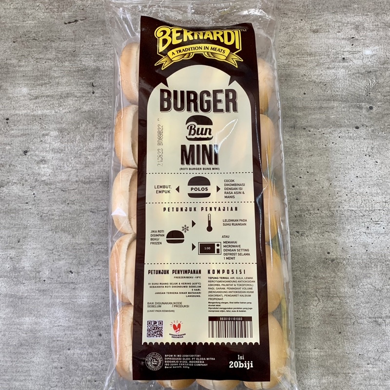 

Bernardi Roti Burger Mini Polos