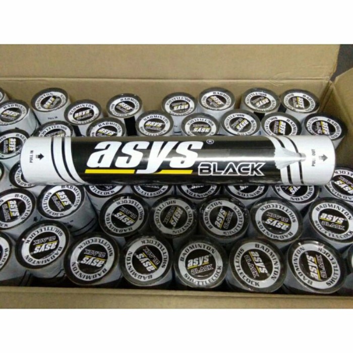 Shuttlecock Badminton Asys Hitam / Kok Asys Original