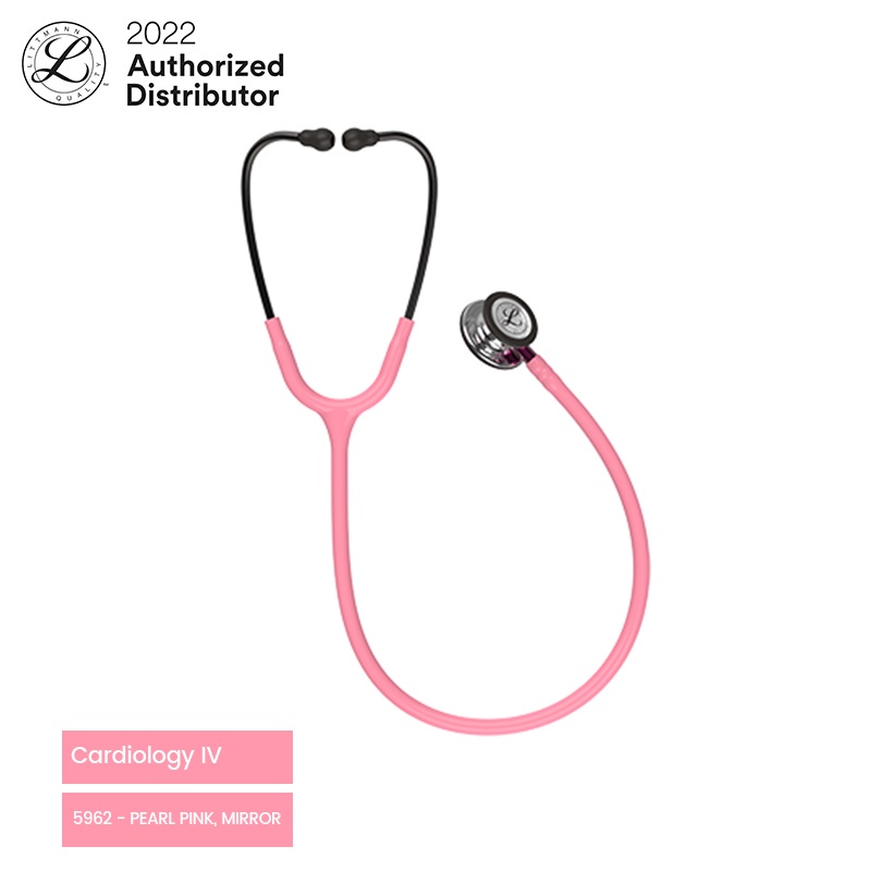 3M Littmann Classic III Stethoscope / Stetoskop Dewasa - PEARL PINK, MIRROR C.P , PINK STEM, SMK H - 5962