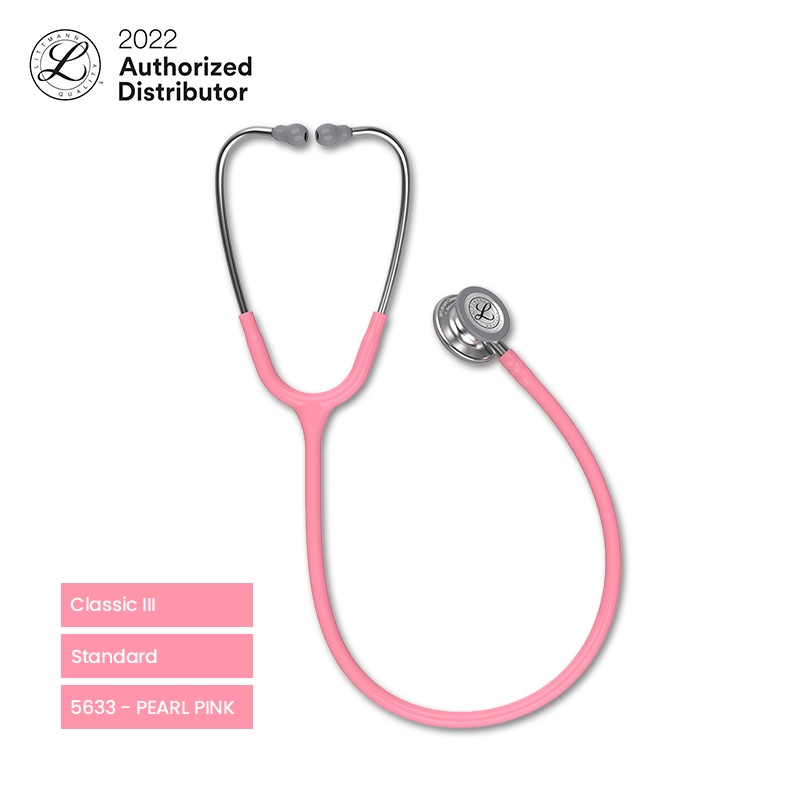 3M Littmann Classic III Stethoscope / Stetoskop Dewasa - PEARL PINK - 5633