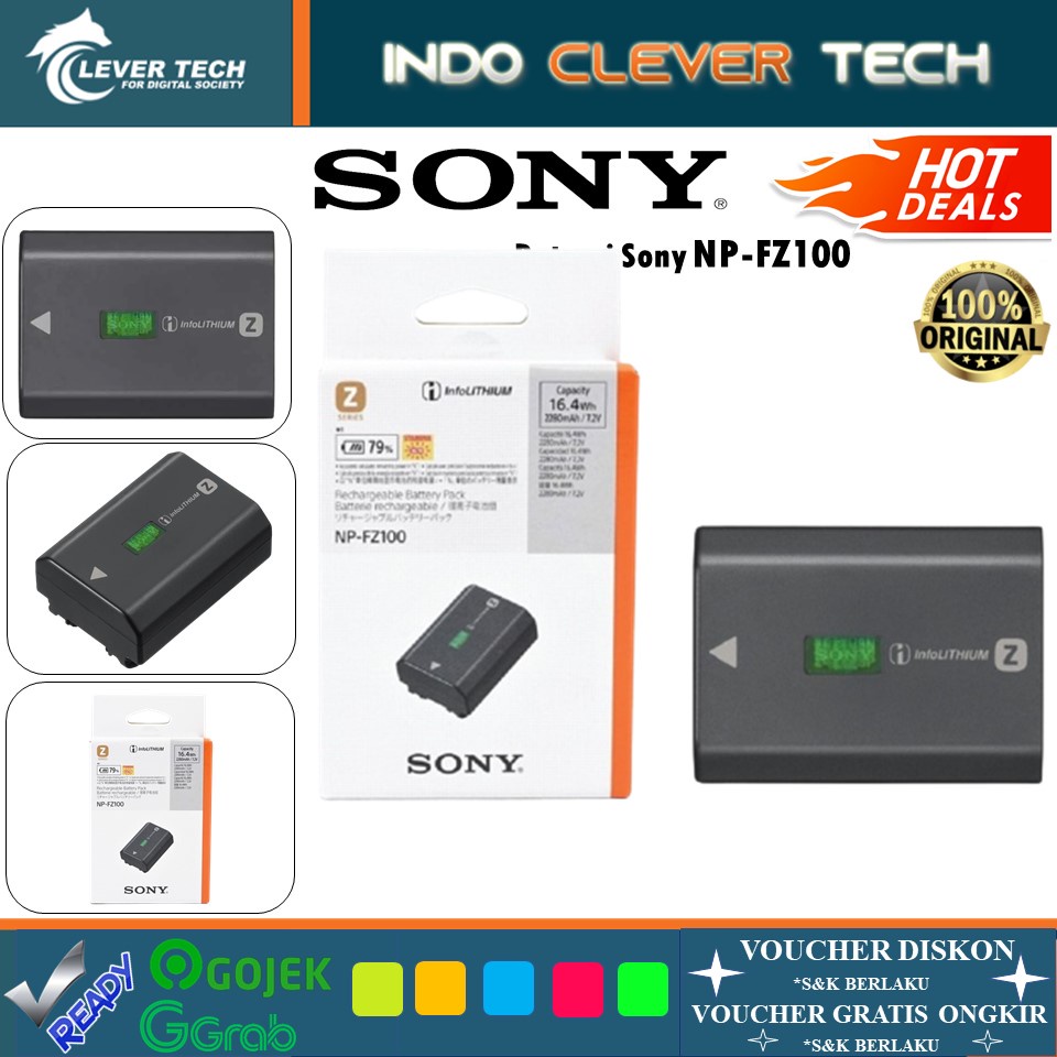 Sony NP-FZ100 Rechargeable Lithium-Ion Battery Original