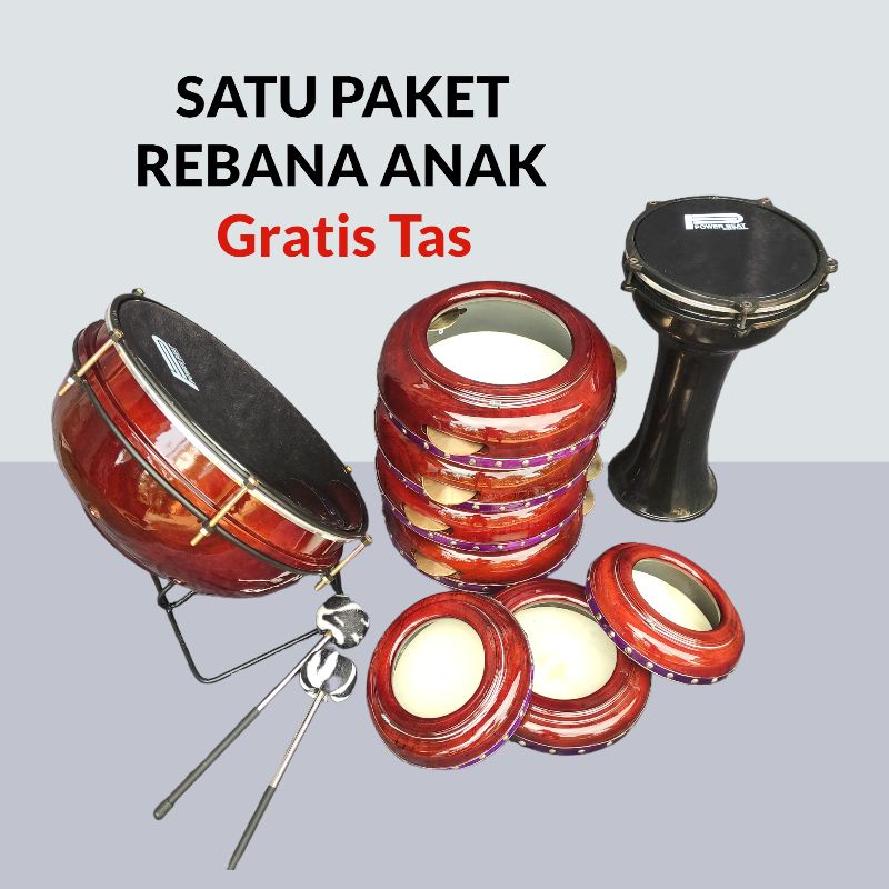 Paket Rebana Hadroh Hadrah / Rebana Anak Jenjang TK SD SMP