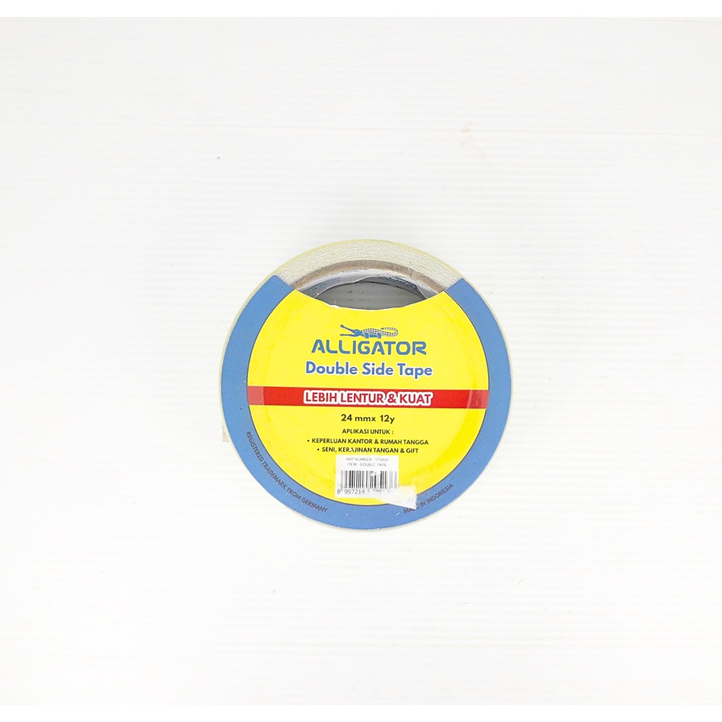 

Double Tape/Double Side Tape ALLIGATOR 24mm X 12y (0282032)