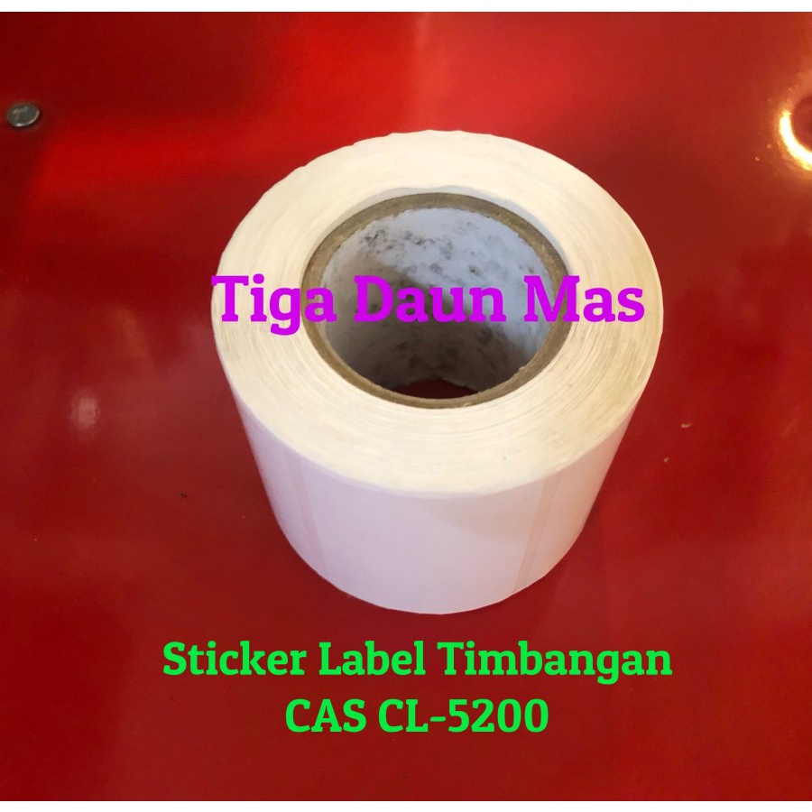 

Sticker Label Timbangan Print CAS CL-5200 Timbangan Supermarket CAS