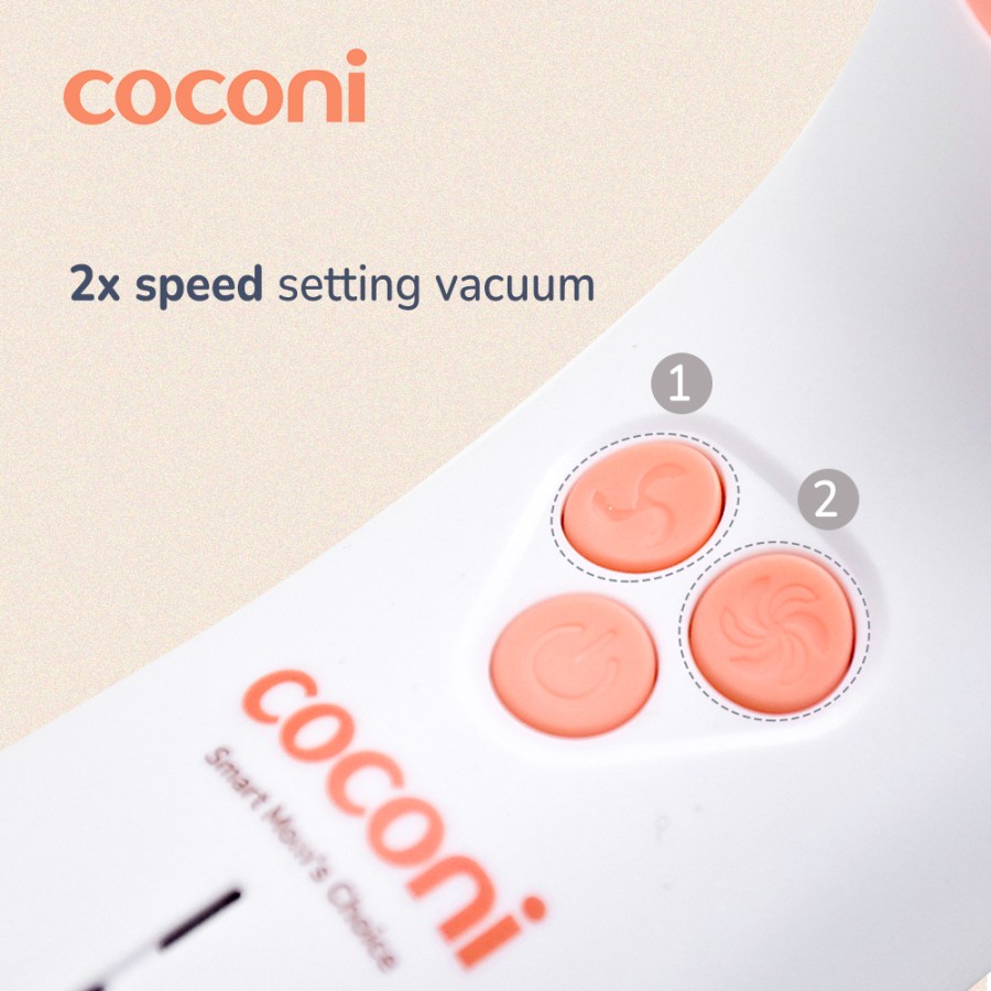 Coconi No Mess Vacuum Baby Hair Clipper Pemangkas Rambut Trimmer Vakum