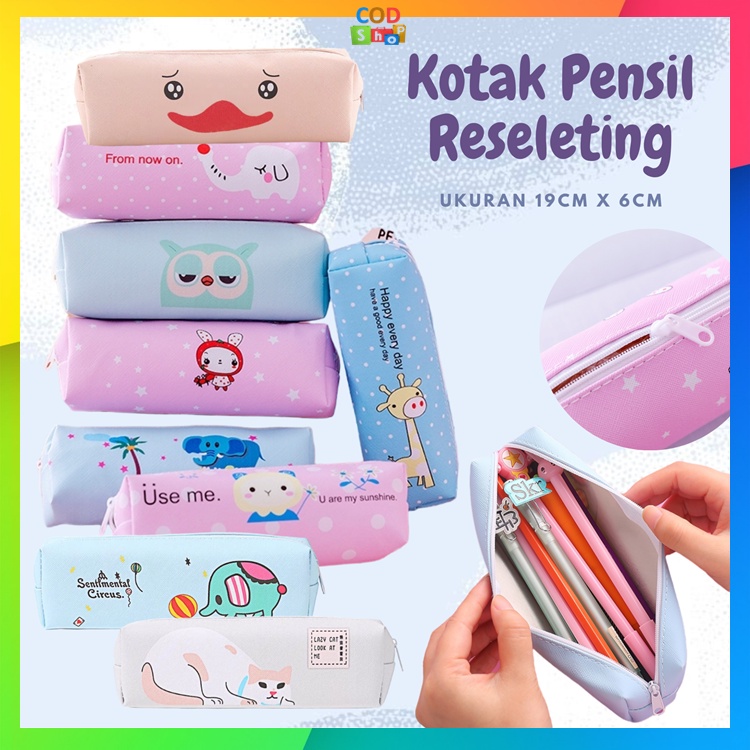 

COD - S5726 Kotak Pensil Tempat Pensil Karakter Lucu / Tempat Pensil Kotak Pensil Case Motif / Kotak Pensil Anak Import
