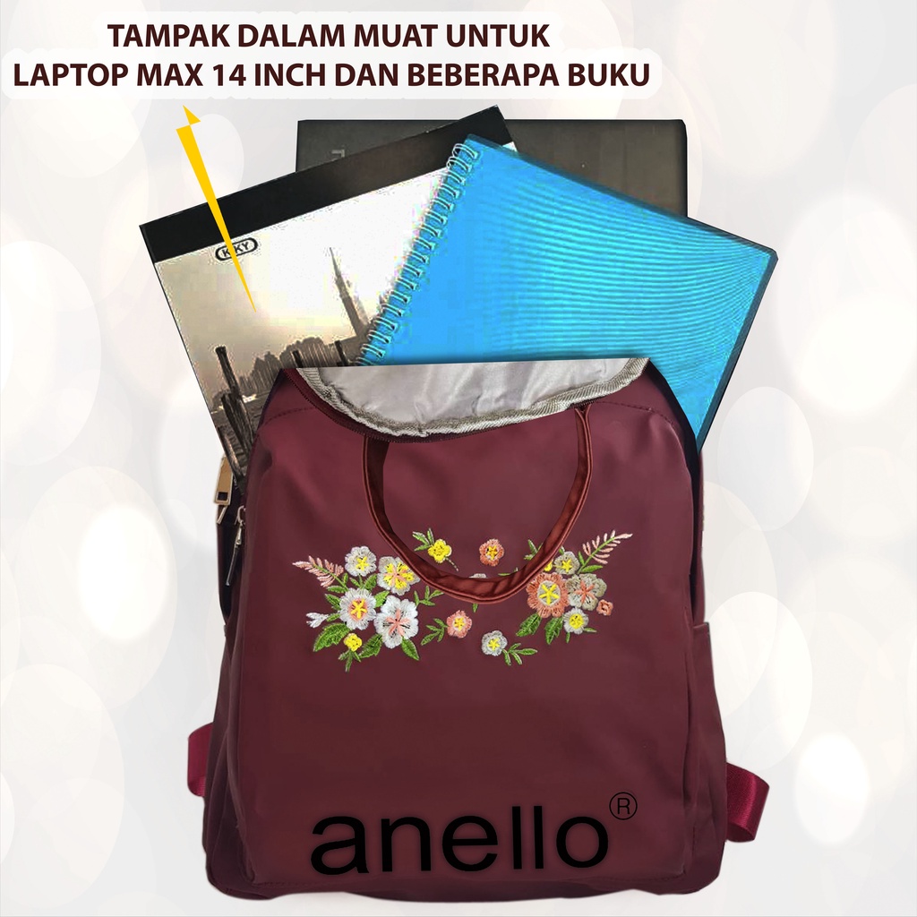 Tas Ransel Anello - Fashion Wanita 2in1 Import AN-MEIMOU