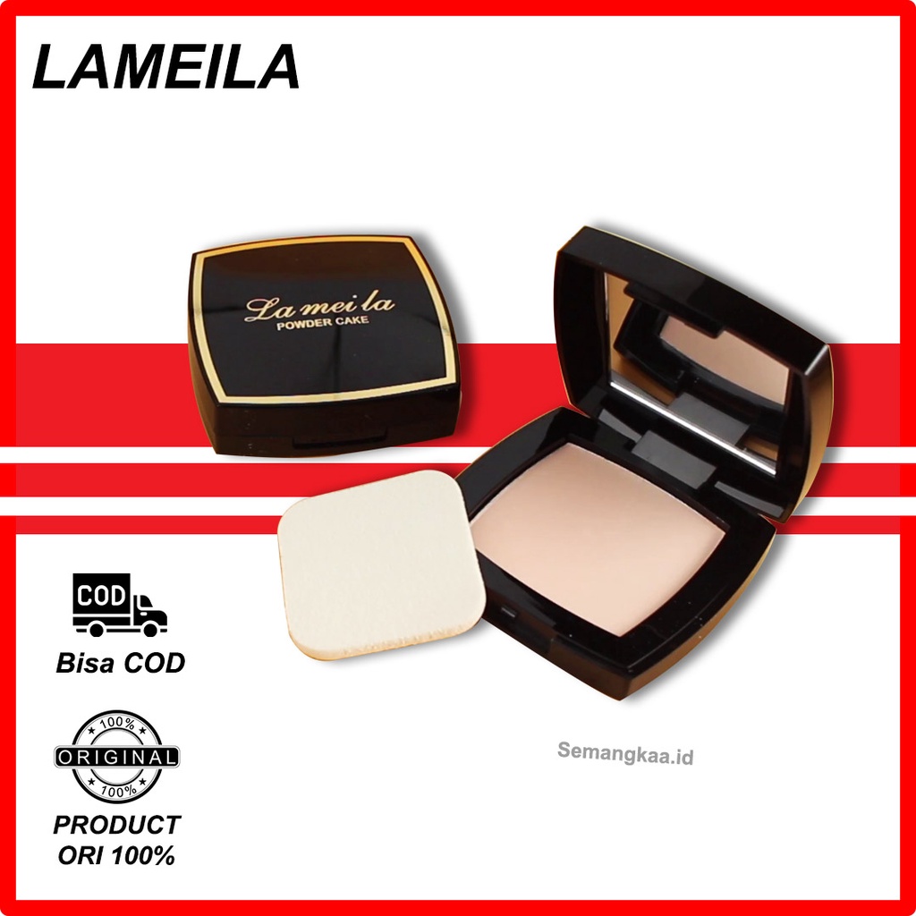 LAMEILA Bedak Breathing Honey Make Up Powder Cake Drable LA117