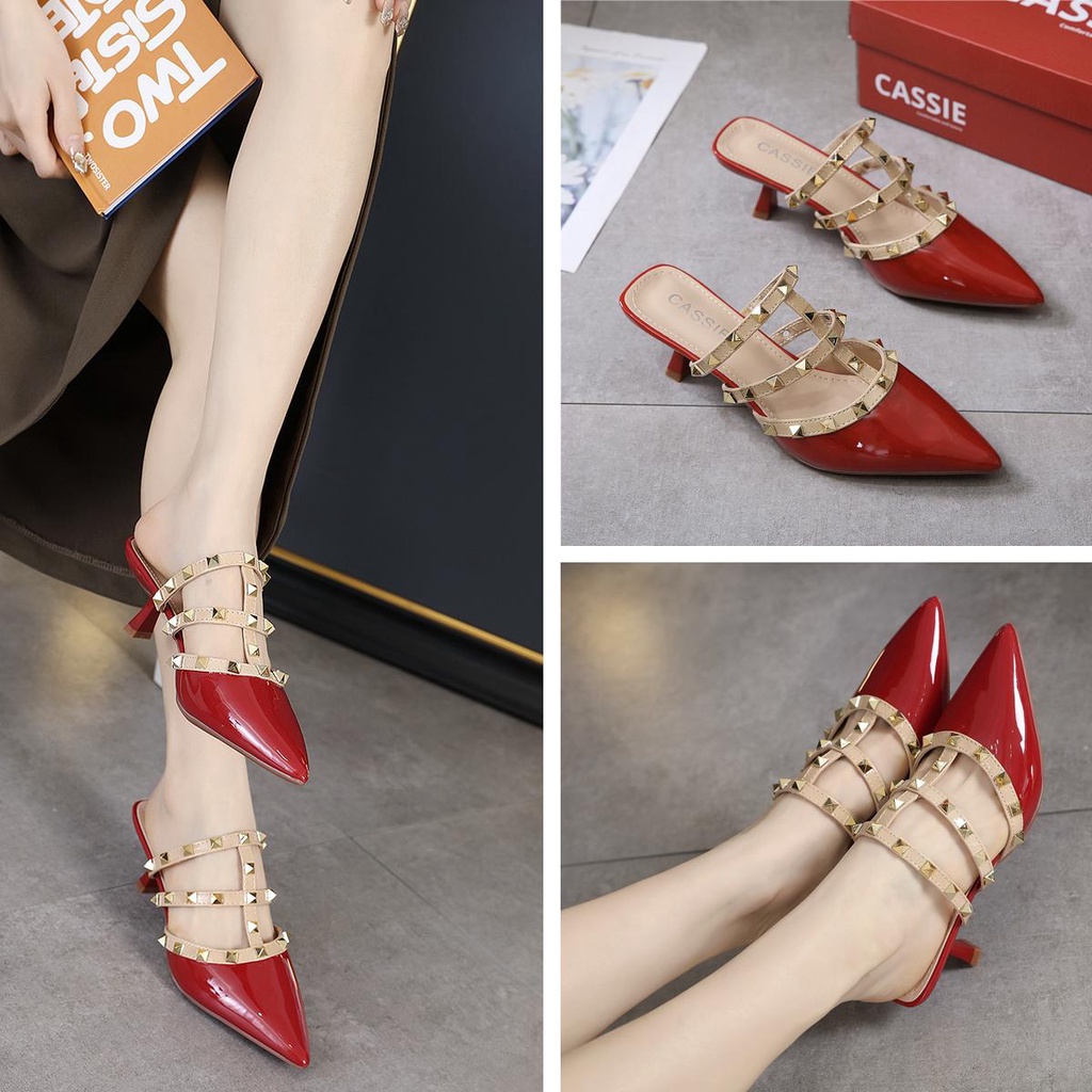 GSW High Heels wanita import sepatu heels wanita ( EV01 ) Heels kondangan wanita sepatu kerja wanita