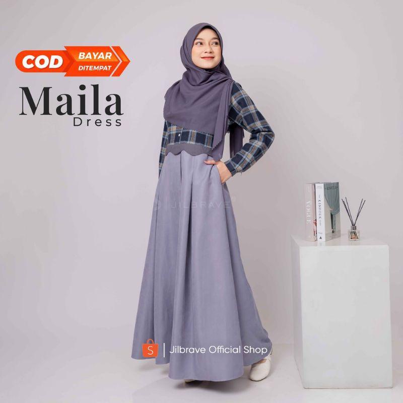 Maila dress by jilbrave official shop original jilbrave dress remaja Best Seller