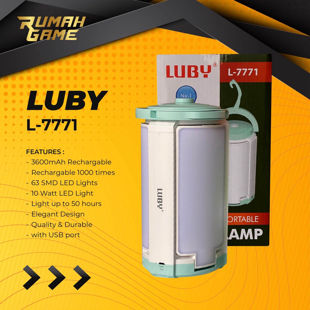 Lampu Led Emergency LUBY L 7771lampu darurat
