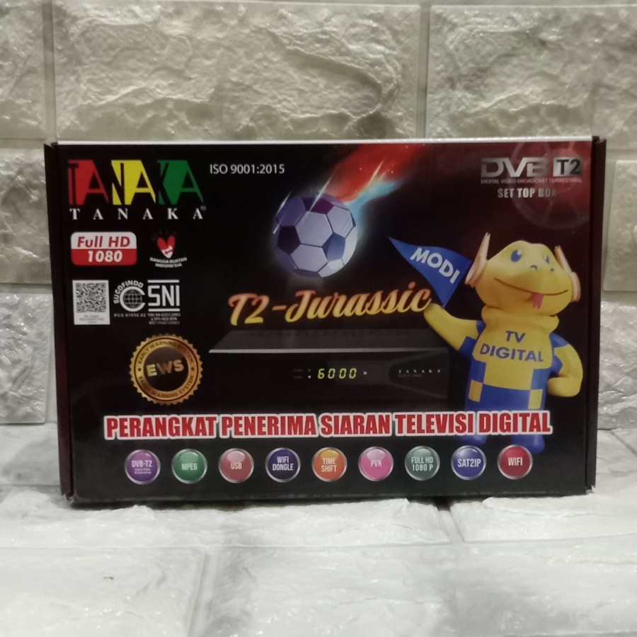 SET TOP BOX  TANAKA T2 JURASSIC ,  settobox STB DIGITAL DVB T2 TERBARU