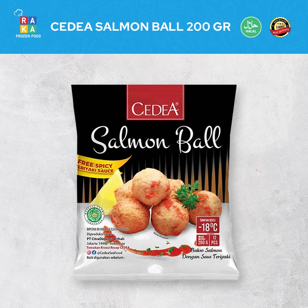 

CEDEA SALMON BALL 200 GR GROSIR/KARTONAN