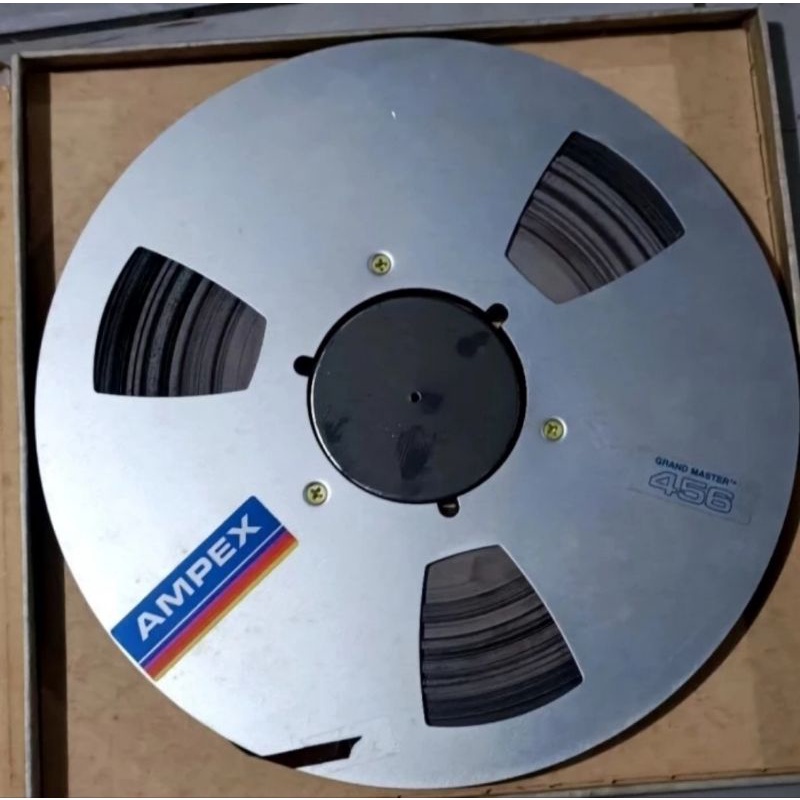 Reel to reel Cassette Aluminium 10.5 inch pita 1/4 dengan Pita