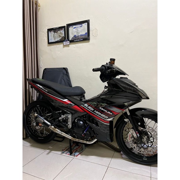 knalpot racing yamaha mx king150 exciter150  lc135