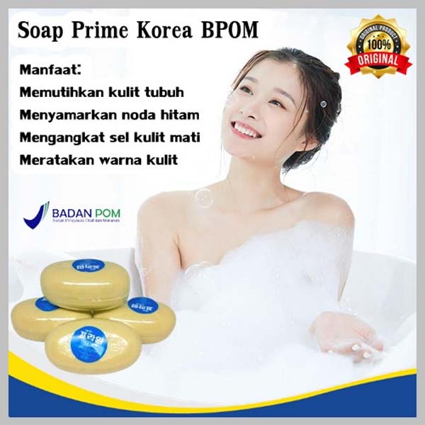 Sabun Korea Untuk Badan Wajah / Golden Egg Soap 100% BPOM ORI_Cerianti