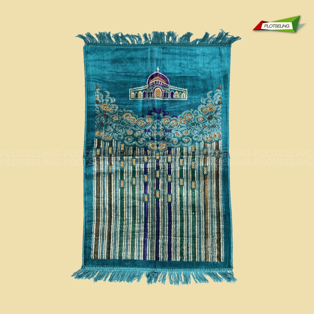 Sajadah Turkey AL AQSO Midi Ukuran 53 x 105 cm Sajadah Turki Motif Dewasa Sejadah Travel Hari Raya Idul Fitri