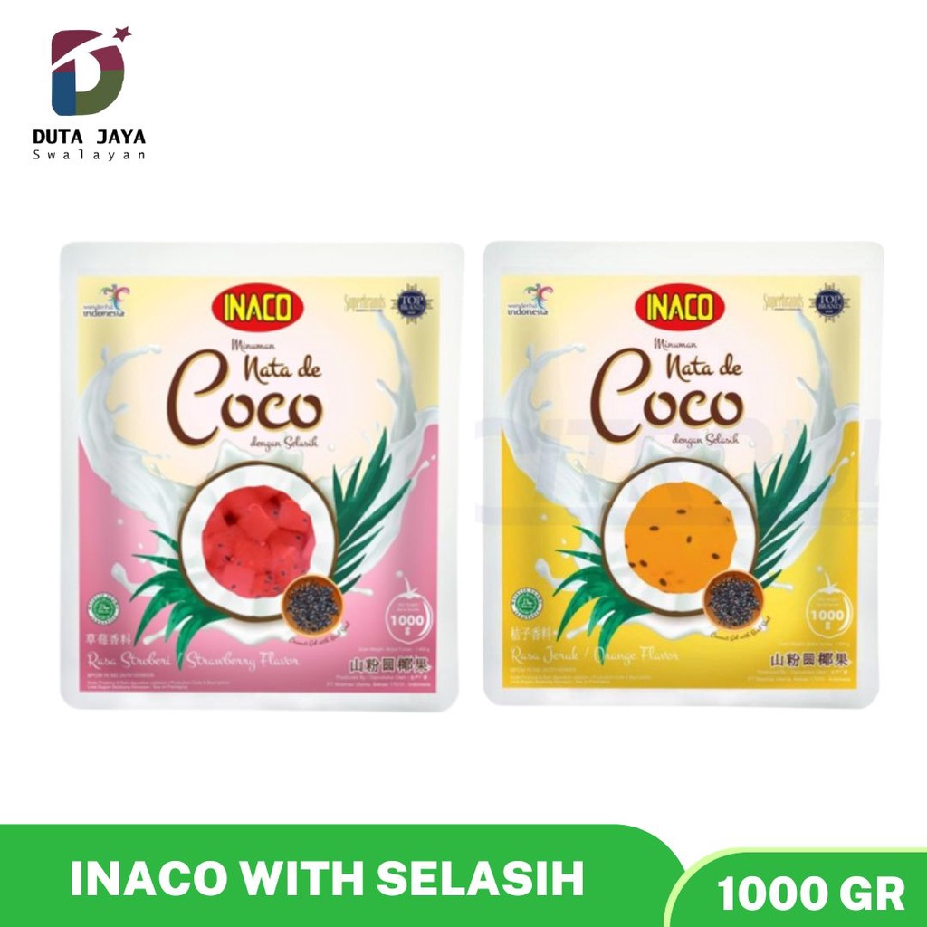 Inaco Nata De Coco With Selasih 1000 Gram