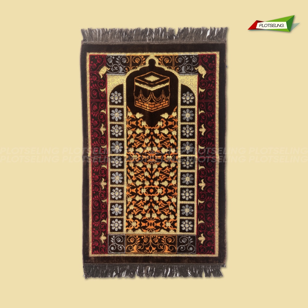 Sejadah Turkey Besar Dewasa AZAD HARMONY Ukuran 68 x 110 cm Sajadah Traveling Motif Sholat Hari Raya Sajadah Haji Umroh