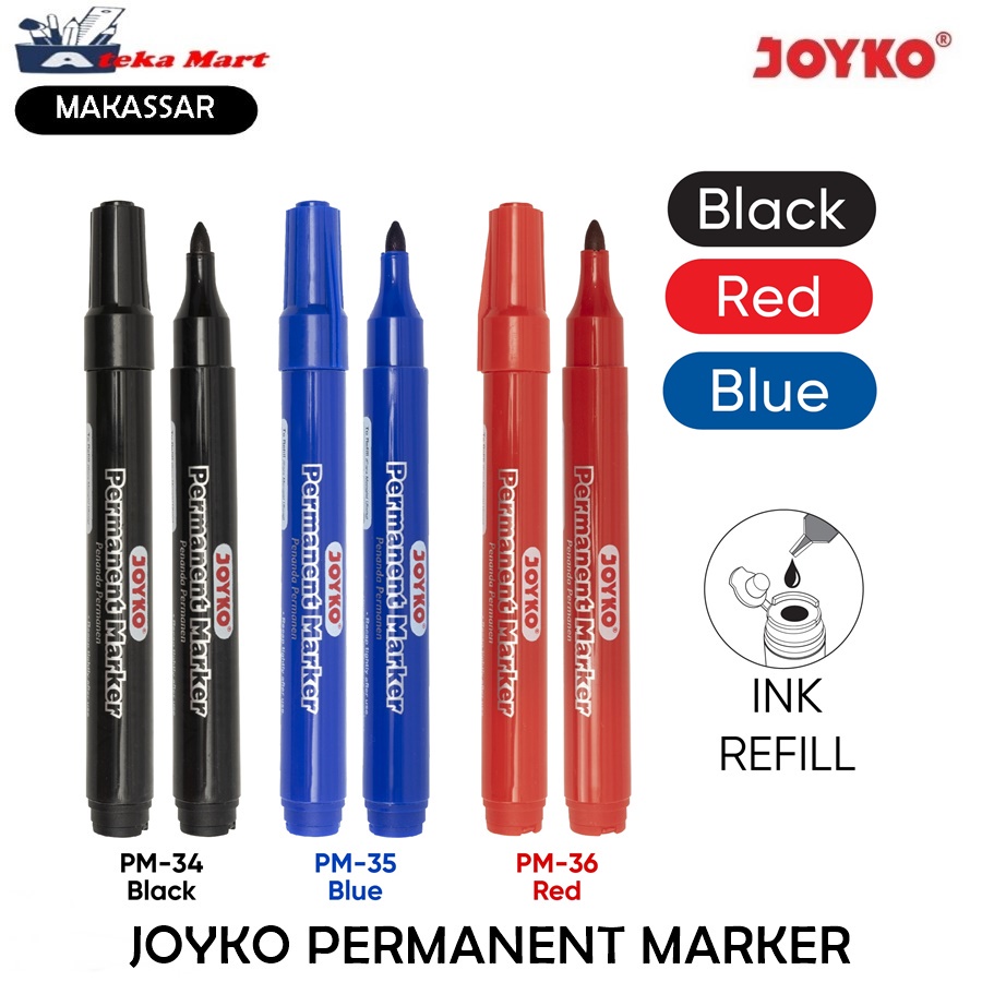 

[PCS] JOYKO PERMANENT MARKER PM-34 PM-35 PM-36 SPIDOL