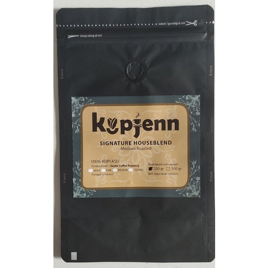 

Kopi House Blend - Espresso Based - 250 gr - Biji/Bubuk