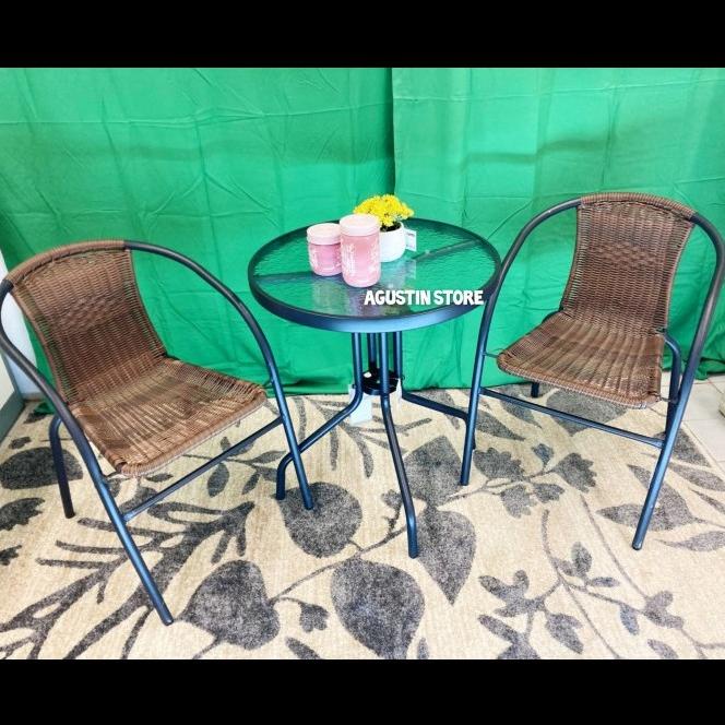 Set Kursi & Meja Teras 3 Pcs Informa