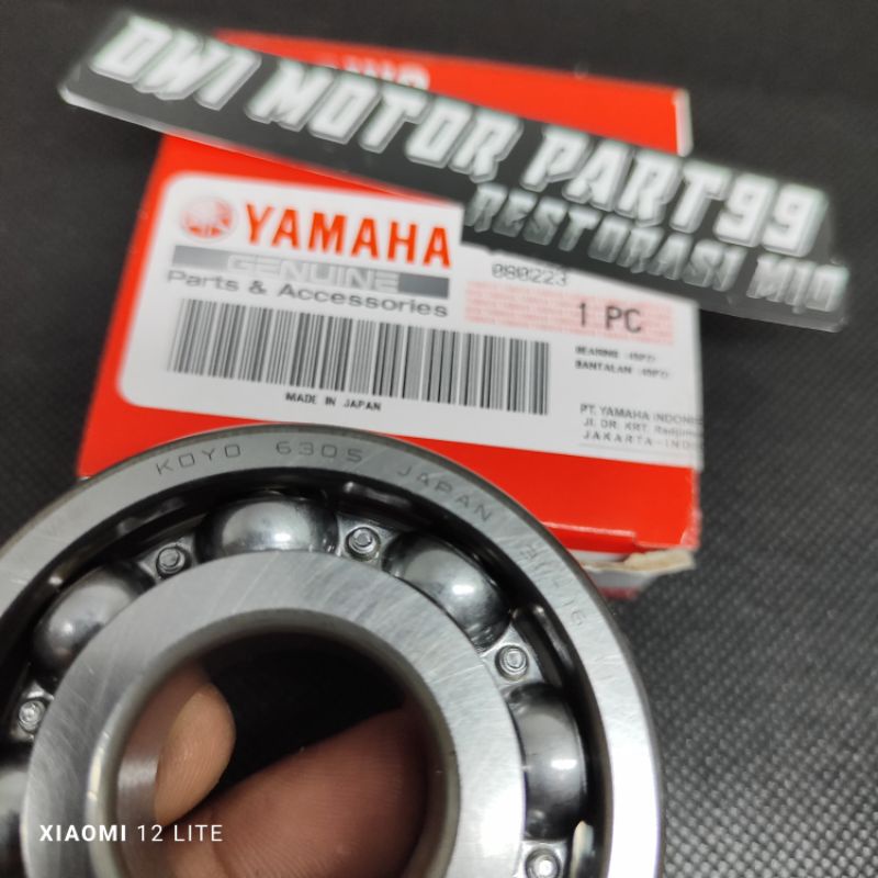 LAHER BEARING KRUK AS KIRI MIO SPORTY SMILE SOUL FINO NOUVO Z LELE ORIGINAL YAMAHA 6305