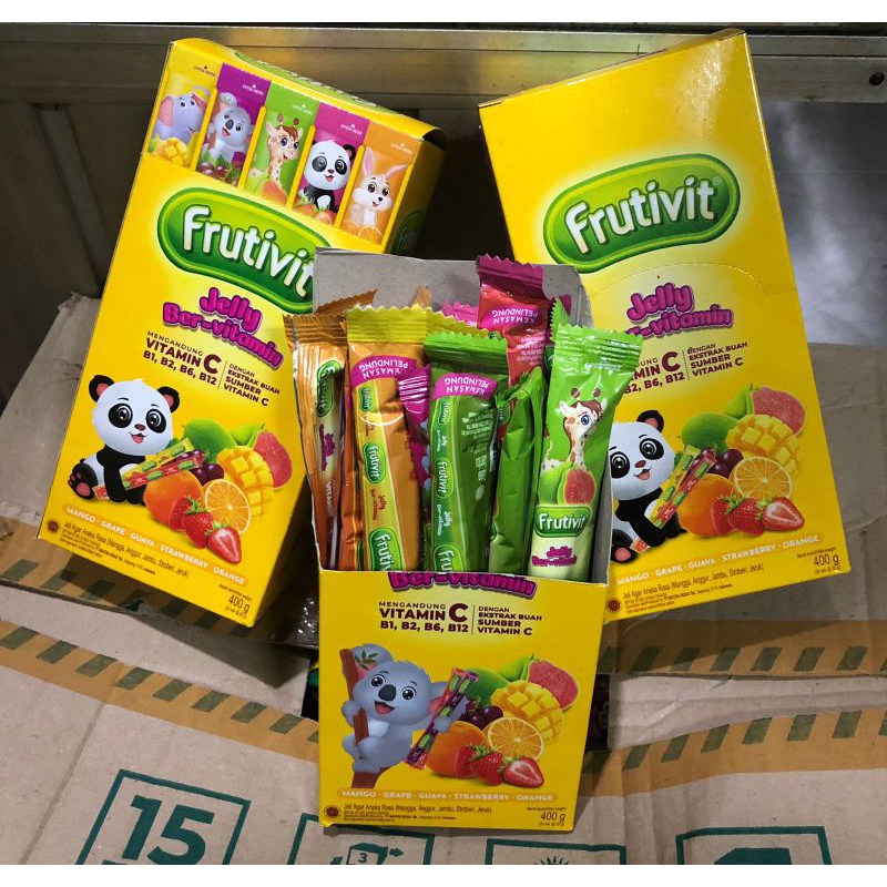 

Frutivit jelly Ber-vitamin Box 400 g Isi 20 stik