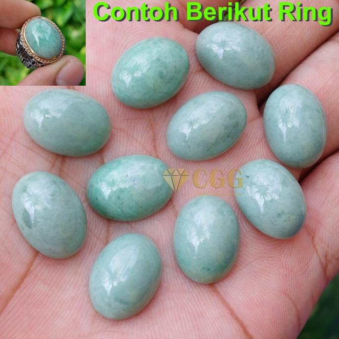 Batu Giok Burma Natural Jadeite Jade Asli Garansi Type A