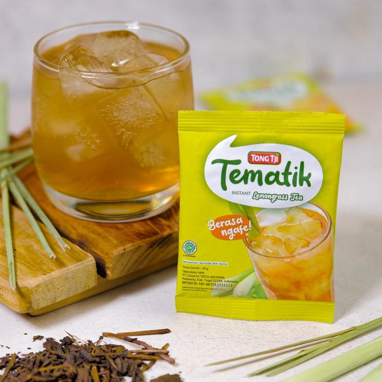 

【Penjualan Terbaik】✅COD Tong Tji Tematik Lemongrass Tea 10 s / renceng