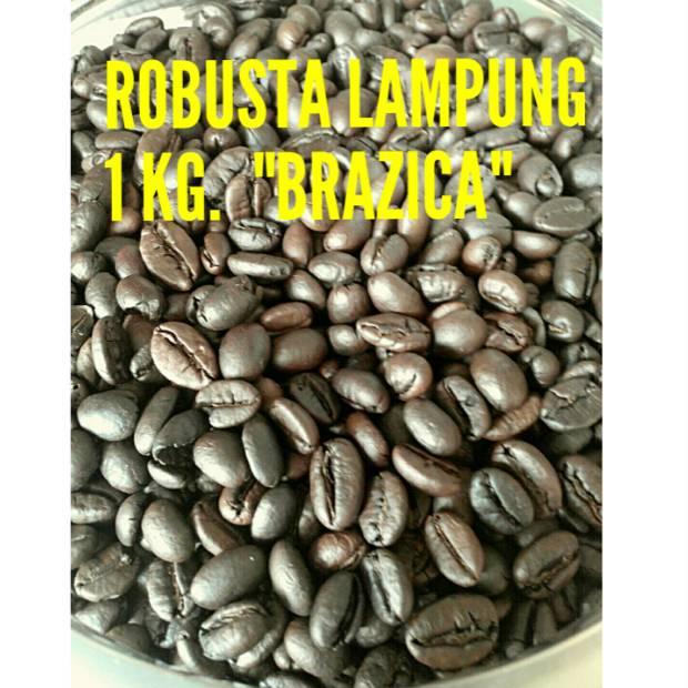 

8.8 Kopi Biji / Bubuk Robusta Lampung "BRAZICA" 1 Kg Gold Quality