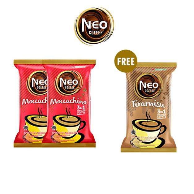 

Jangan Sampai Kehabisan!!!❄️ [Buy 2 Get 1] Neo Coffee Moccachino 200 gr x 2 - Free Neo Coffee Tiramisu 200 gr