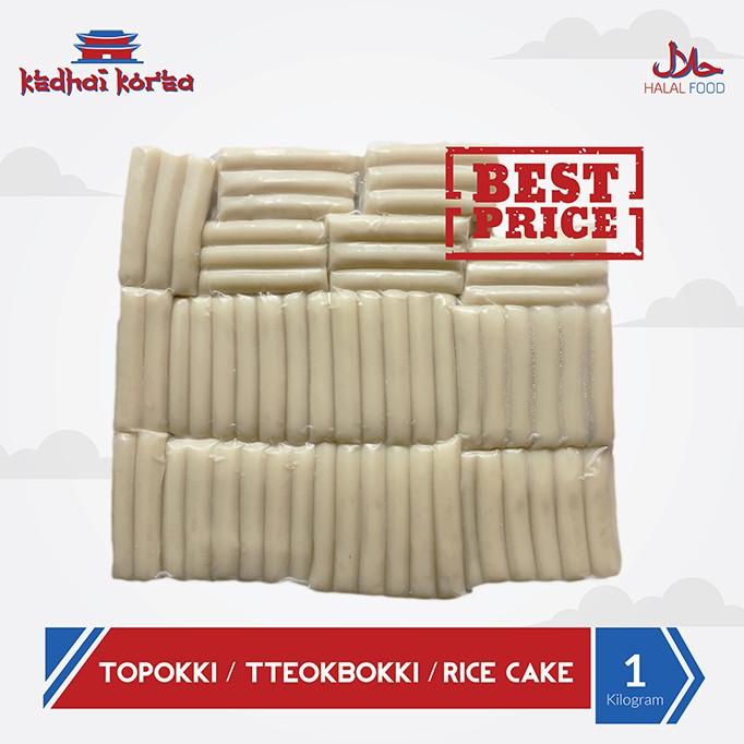 

[KODE 1920] Toppoki Tteokbokki Tteopokki Topokki Ricecake Instan Halal 1000gr 1kg Kedhai Korea