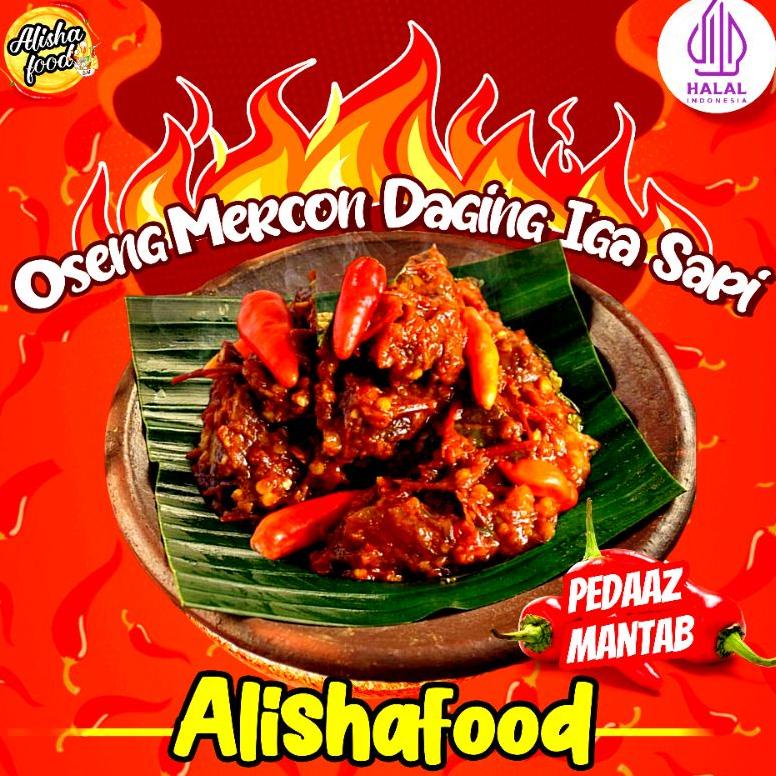 

Dijamin Ori>/ SAMBAL / OSENG MERCON DAGING IGA SAPI Xtra HoT (Kemasan Sachet Mini 50 Gr)