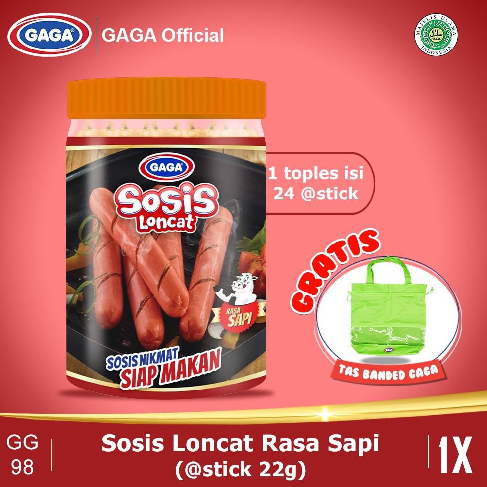 

8.8 GAGA Sosis Loncat Sapi 572g 1 PCS (GG98)