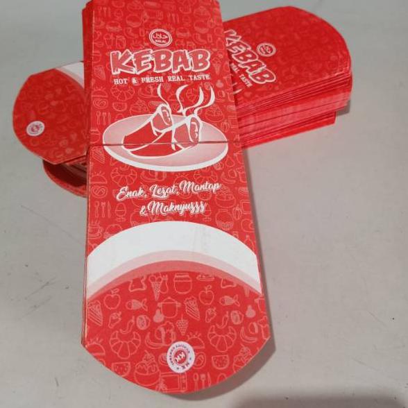 HOT Box Kebab mini / bungkus kebab kecil / box medium