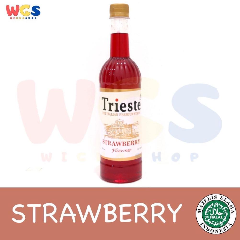 

Free Ongkir/ Trieste Premium Syrup Strawberry Flavoured 650 ml